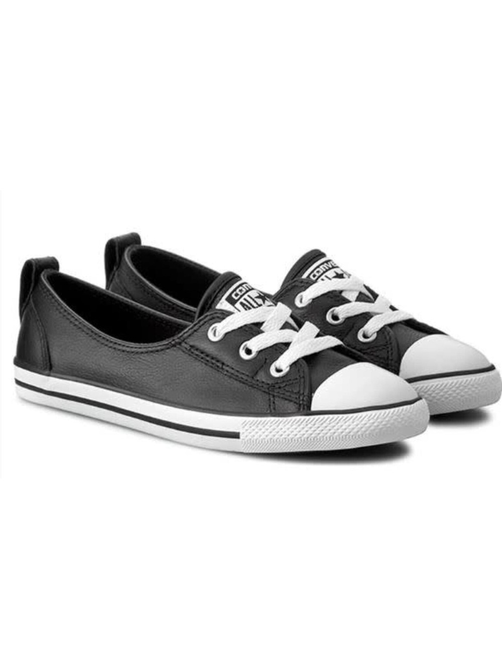 Converse All Star Chunk Taylor Ballet Slip Leather Black 7